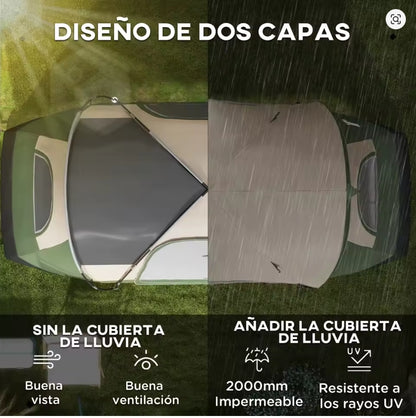 Outsunny Tienda de Campaña 3 Personas